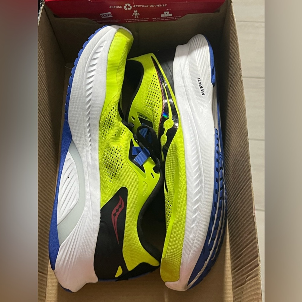 Saucony Guide 15 Acid/Blue Raz Men's Running Shoes S20684-25 Size 9.5